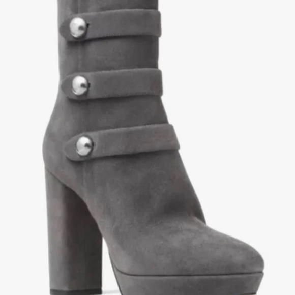MK Maisie grey suede boots - Picture 1 of 5